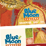 Branding Sample - Blue Moon Grocery Stationery